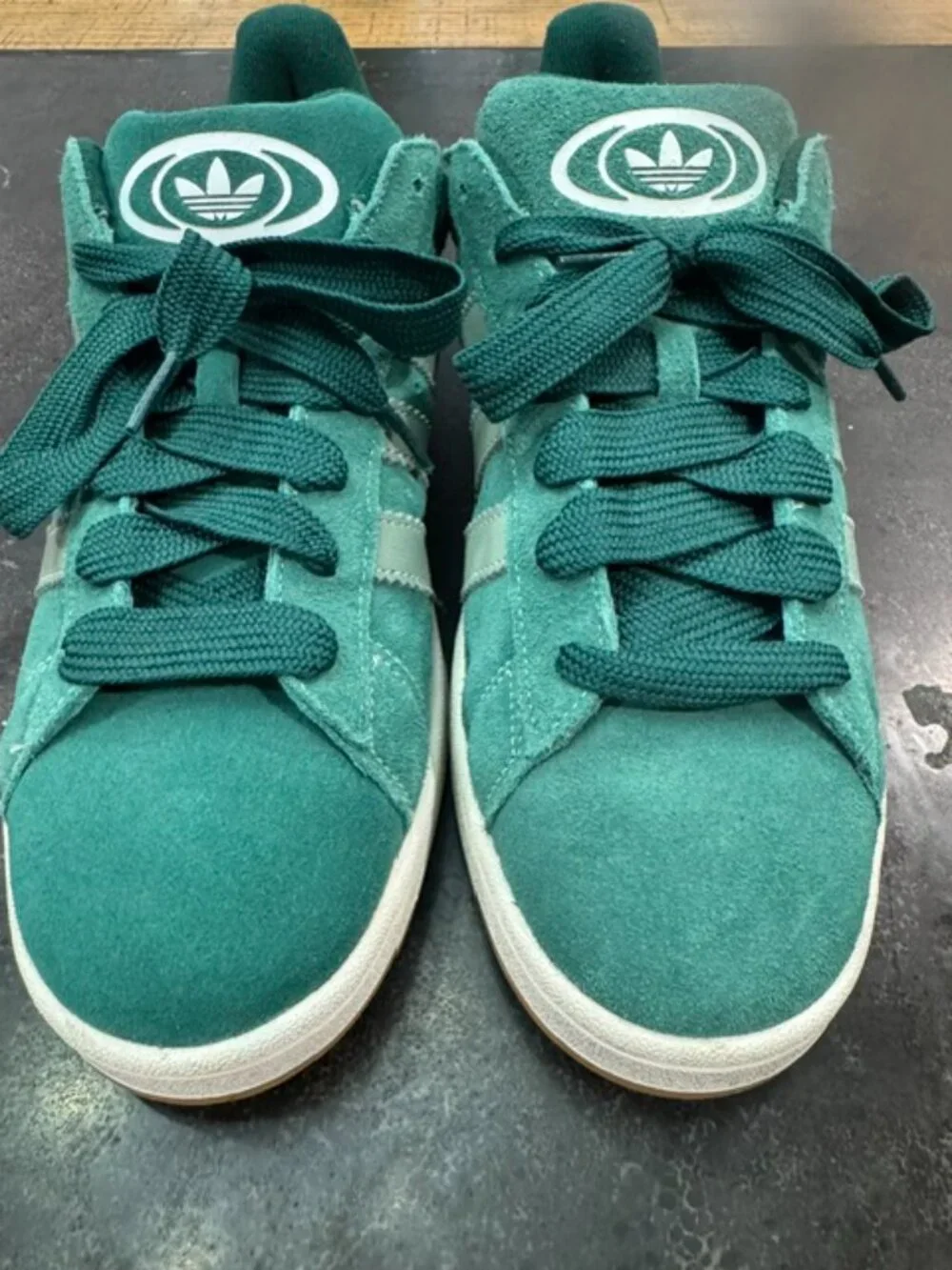 ADIDAS Campus Sneaker Green Suede Mens size 13